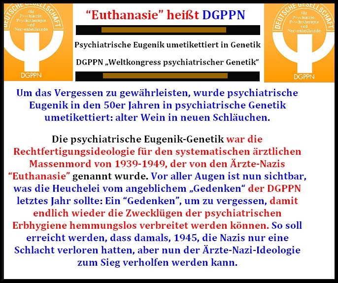 DGPPN Weltkongress psychiatrischer Genetik